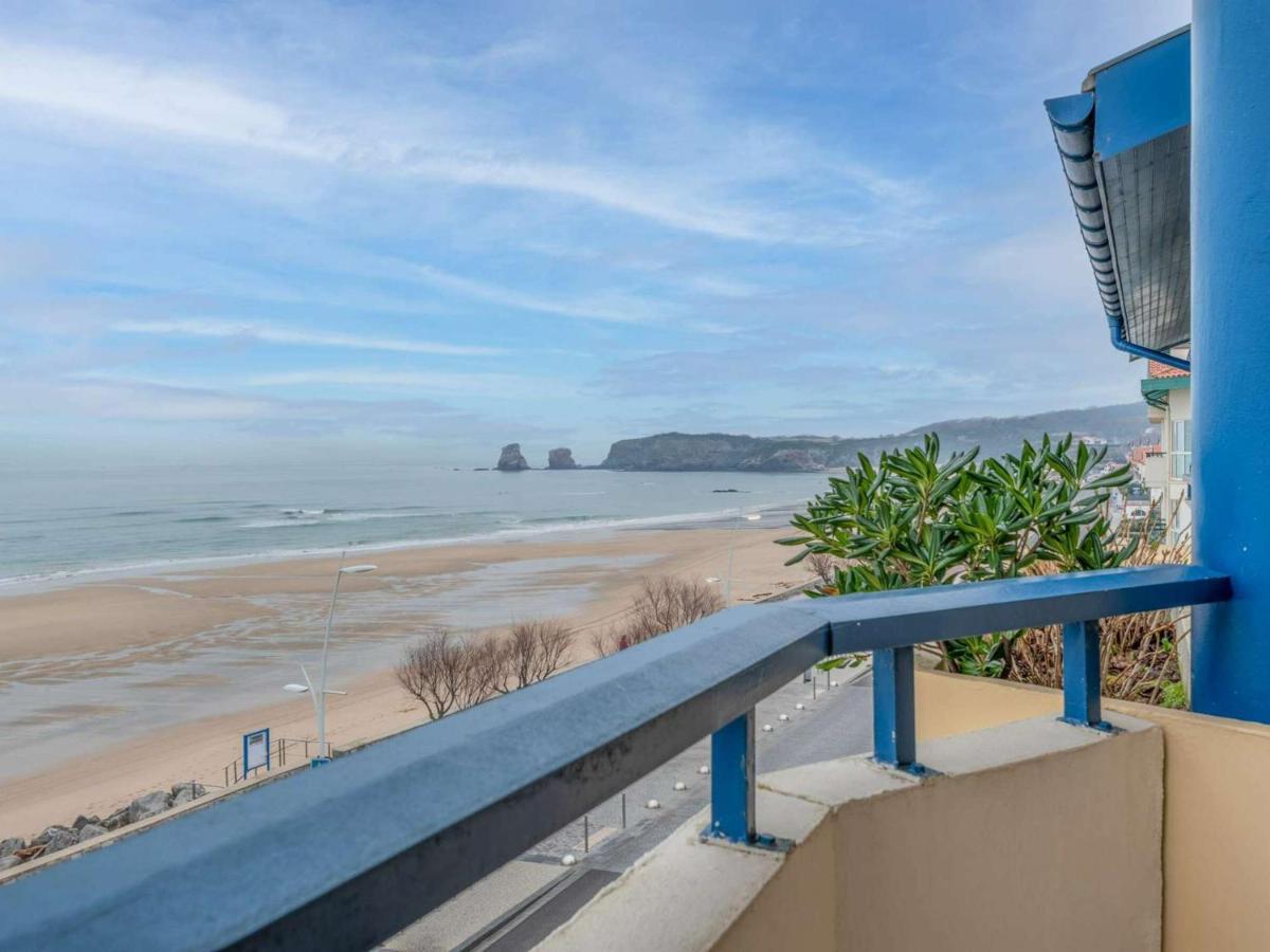 Appartement Rustique Face A La Mer A Hendaye Avec Balcon - Fr-1-2-294 Eksteriør bilde